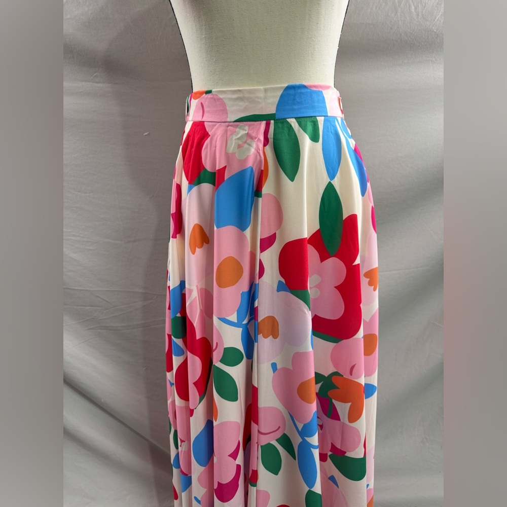 Boho A-Line Floral Maxi Skirt Pink - Picture 9 of 9